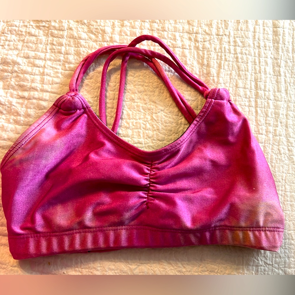 Pink Honeycutt dance top